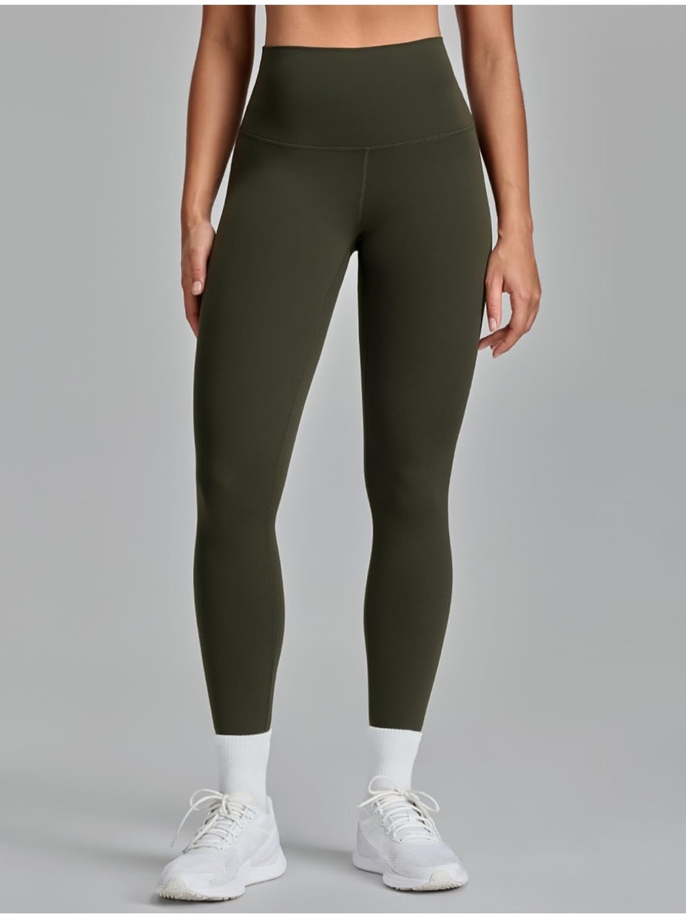 HeyNuts PurexPlain Yoga Leggings Olive Green